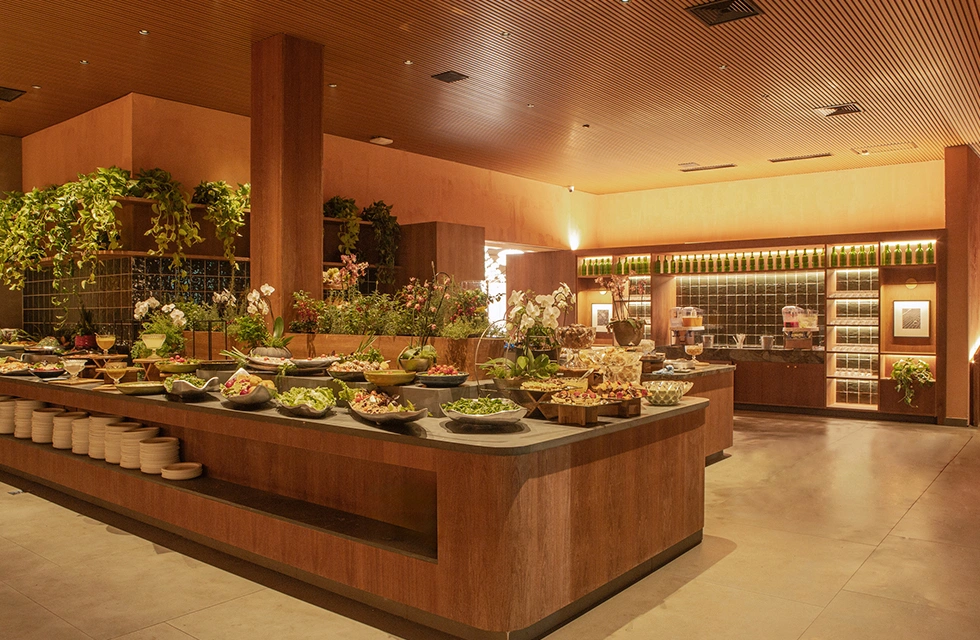 buffet clara dourado